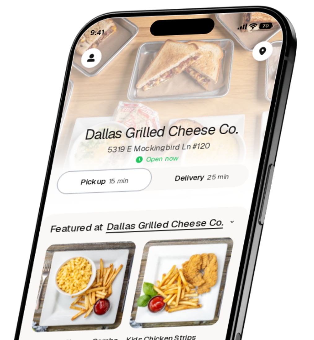 Dallas Grilled Cheese Co. app preview