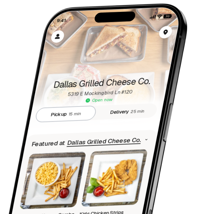 Dallas Grilled Cheese Co. app preview