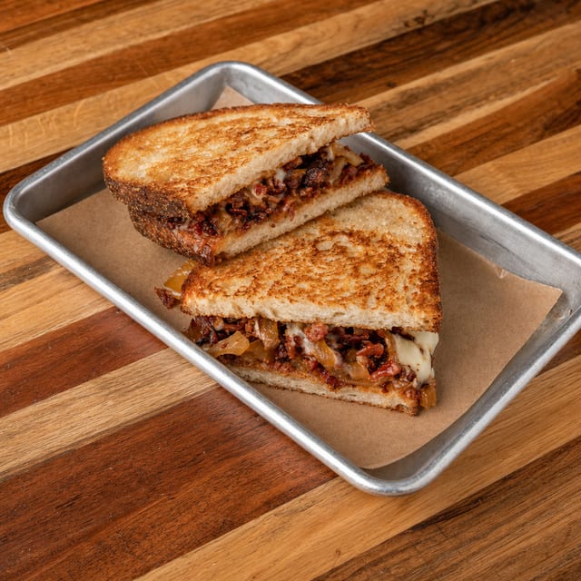 Brie & Bacon Grilled Cheese.