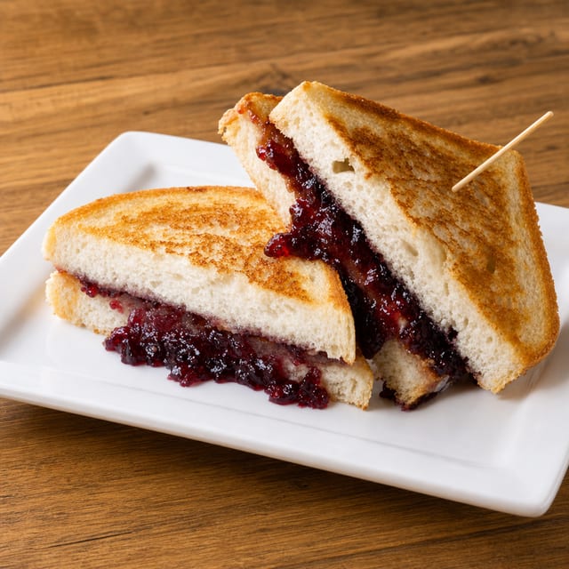 Grilled PB&J.