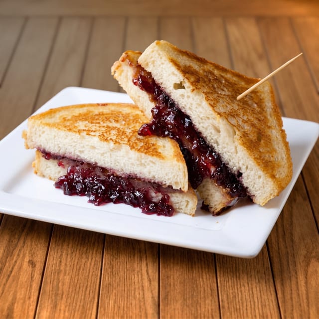 Grilled PB&J.