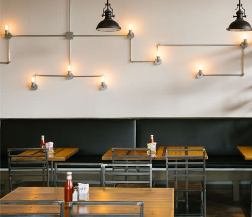 Interior image of some of our seating