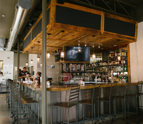 Interior image of our bar area